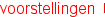 voorstellingen