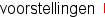 voorstellingen